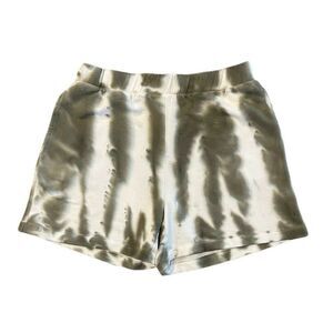 Sanctuary Sunsoaker Tie Dye Women’s Pull On‎ Shorts Organic Green Size XS Soft